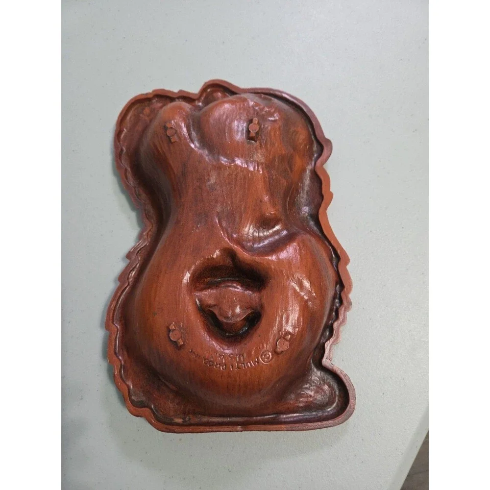 VINTAGE 1960's Fun SQUIRREL SHAPED NUT BOWL W/ Spot for 2 PICKS & CRACKER